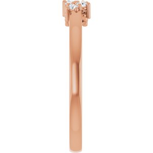 Accented Negative Space Ring