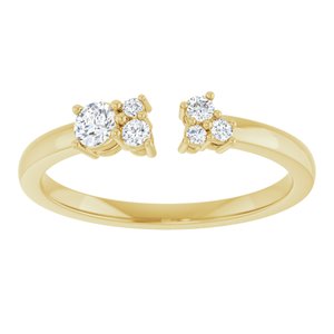 Accented Negative Space Ring