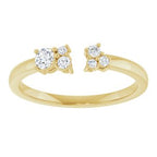 Accented Negative Space Ring