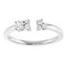 Accented Negative Space Ring