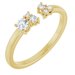 Accented Negative Space Ring