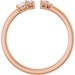 Accented Negative Space Ring