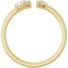 Accented Negative Space Ring