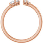 Accented Negative Space Ring
