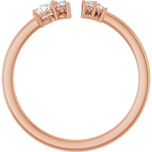 Accented Negative Space Ring