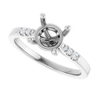 Accented Engagement Ring