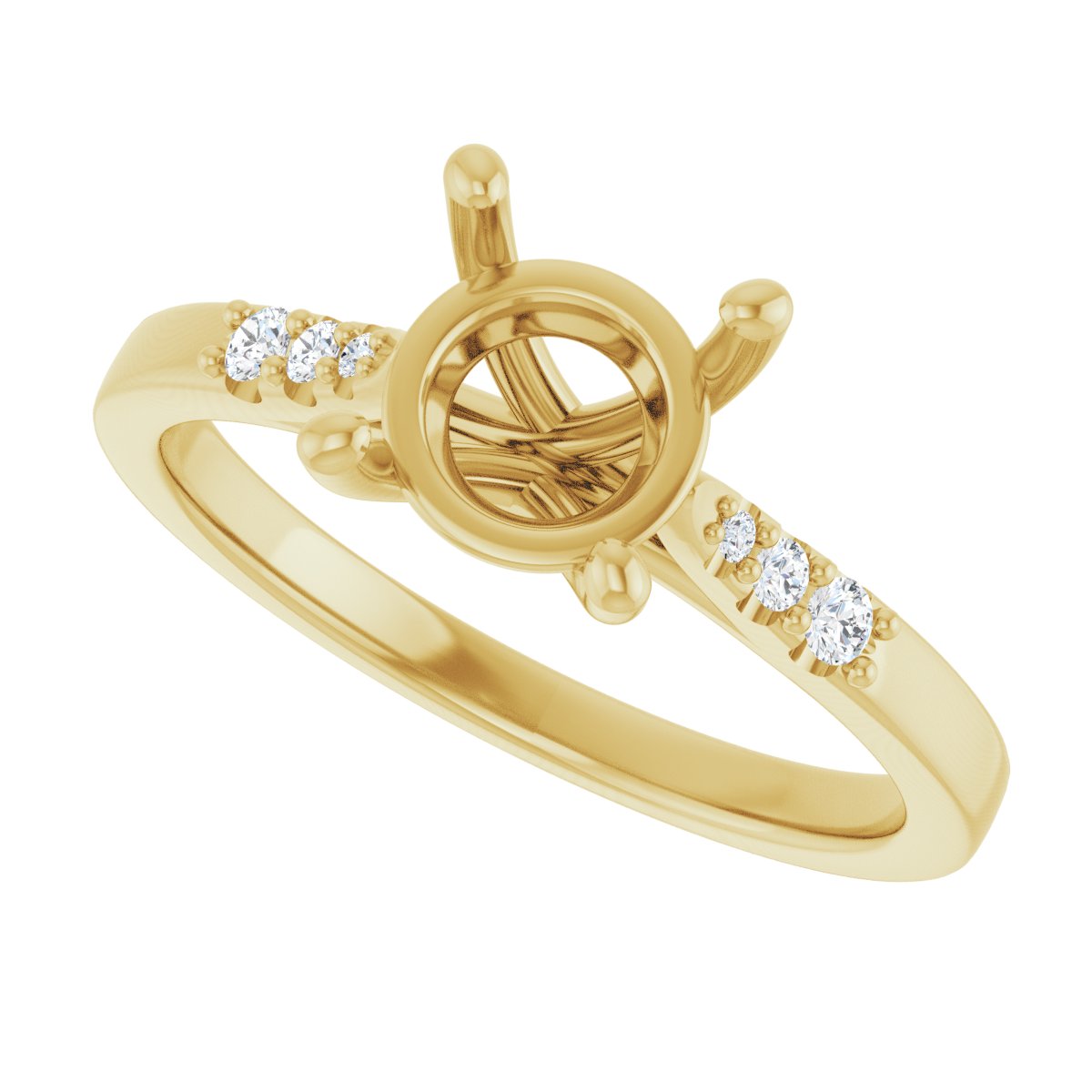 Accented Engagement Ring