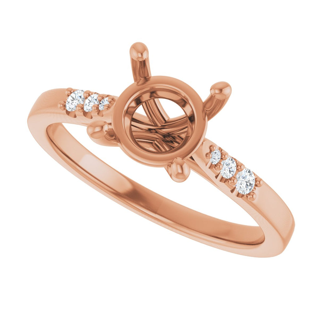 Accented Engagement Ring