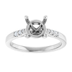Accented Engagement Ring