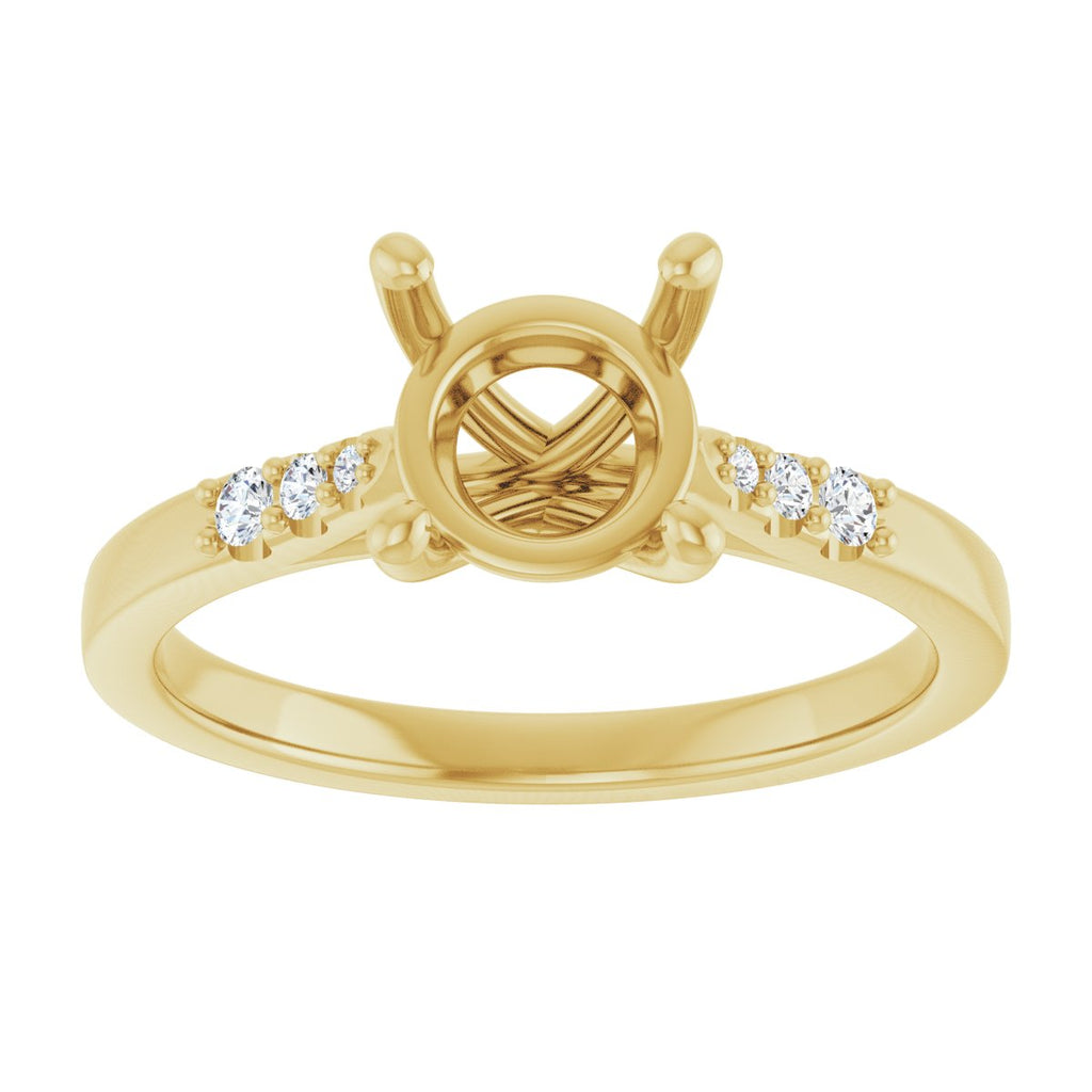 Accented Engagement Ring