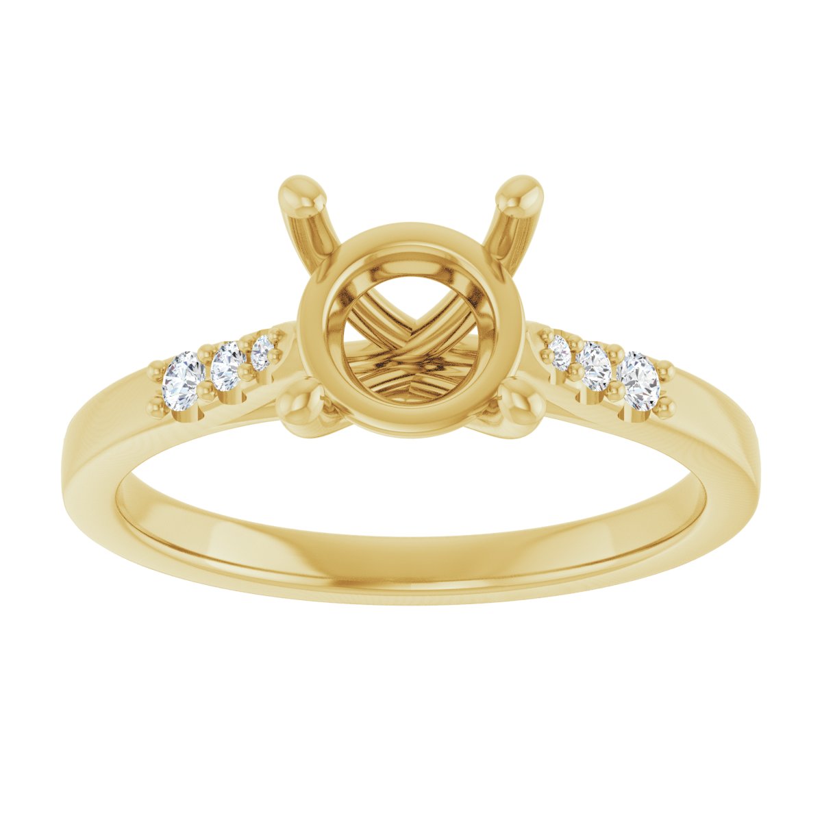 Accented Engagement Ring