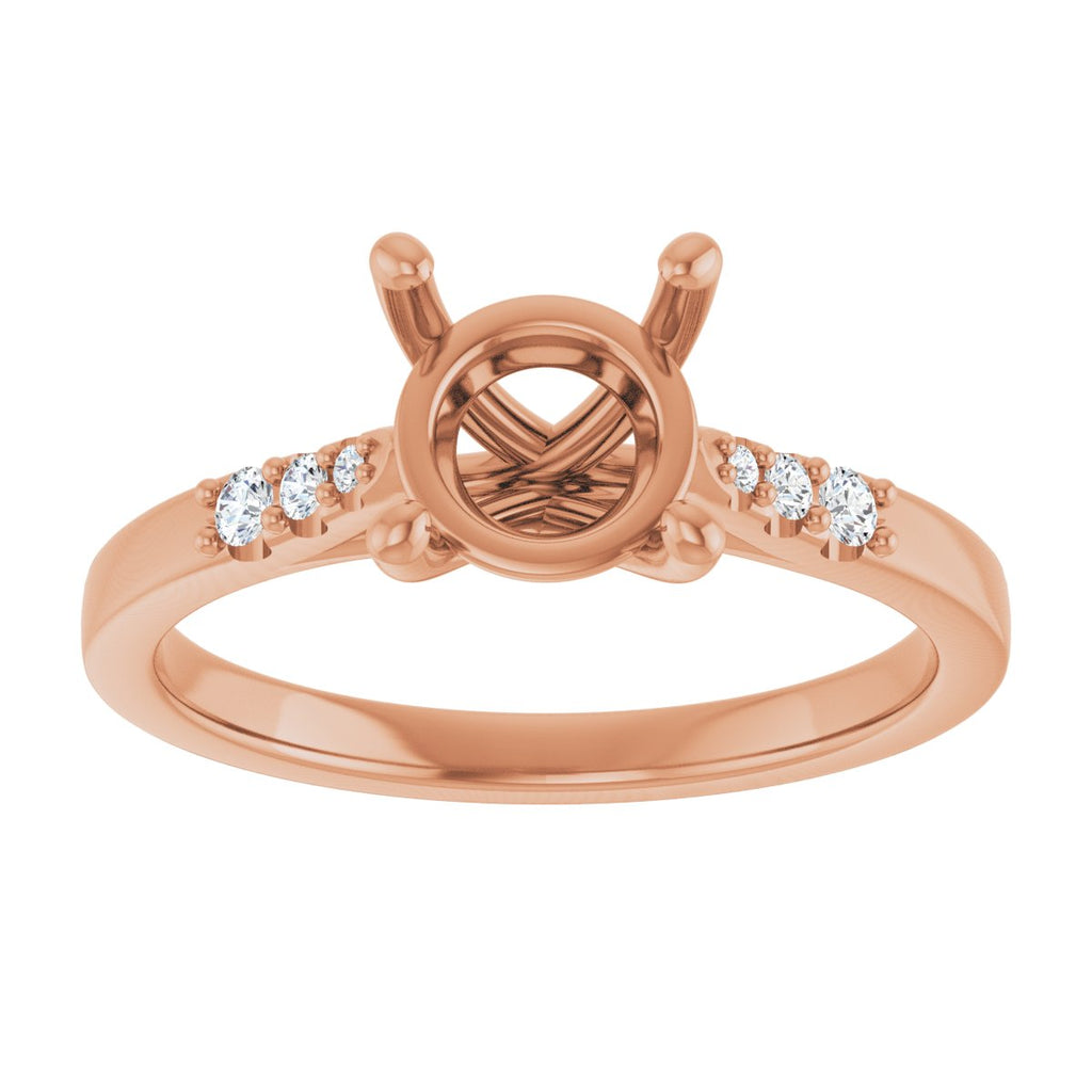 Accented Engagement Ring