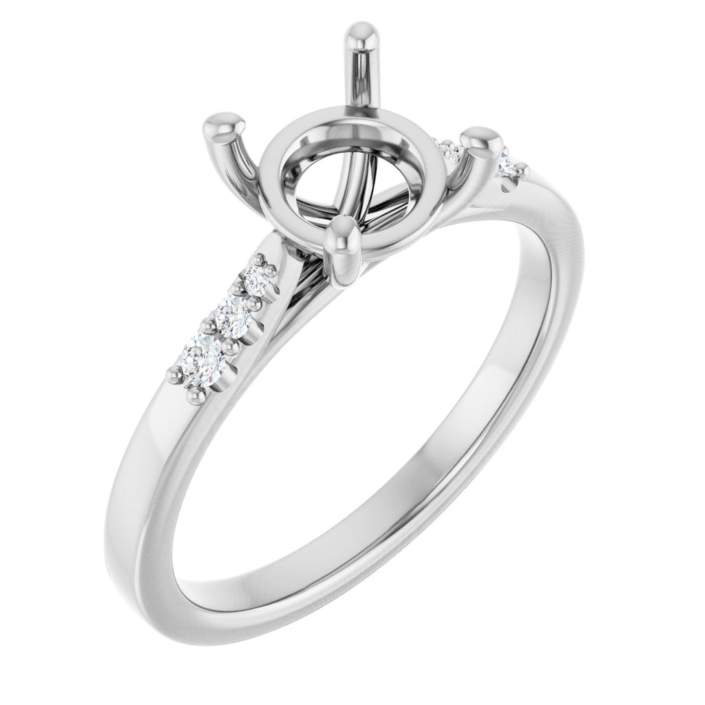 Accented Engagement Ring