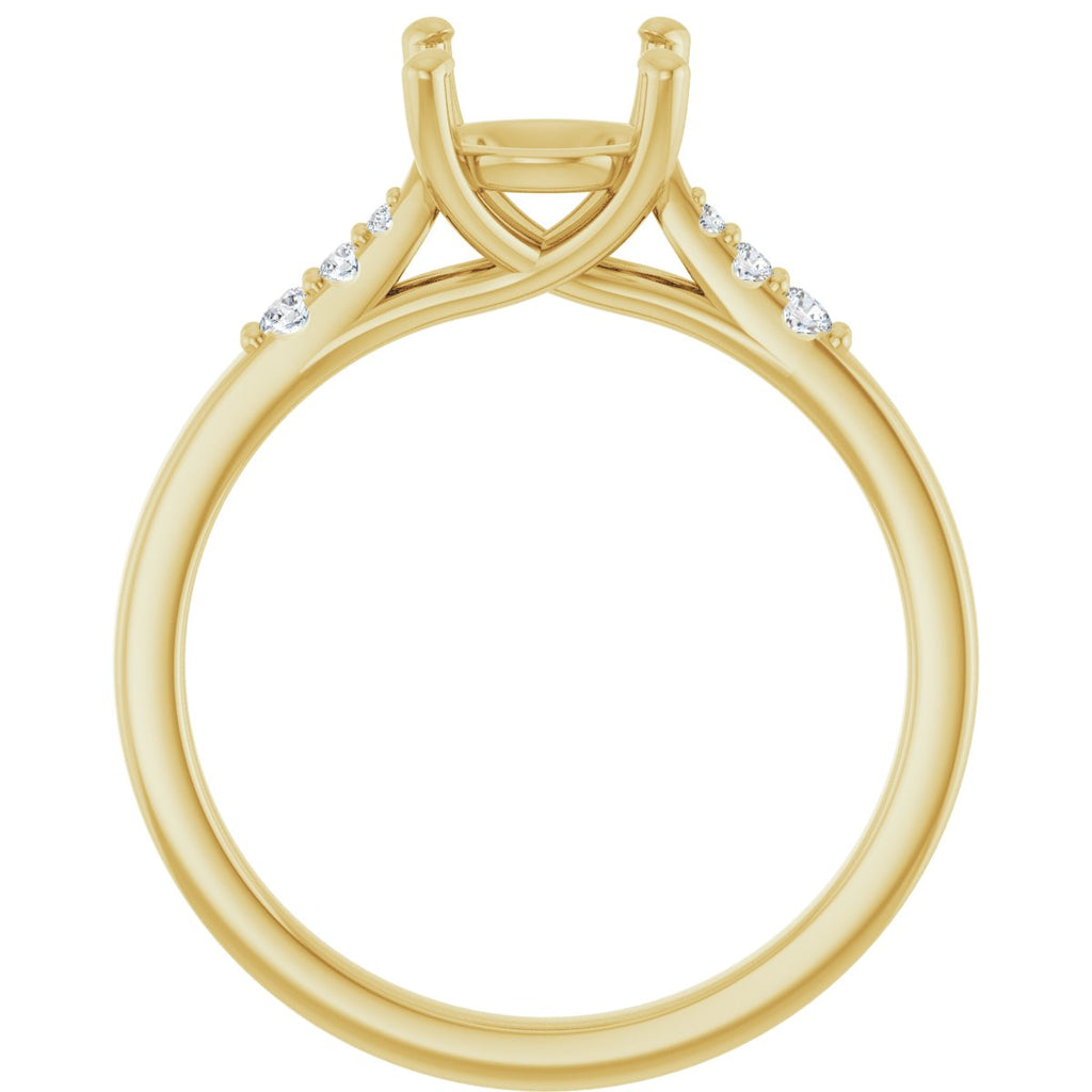 Accented Engagement Ring