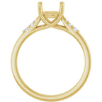 Accented Engagement Ring