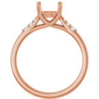 Accented Engagement Ring