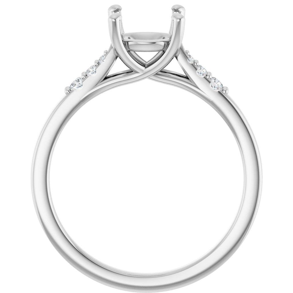 Accented Engagement Ring