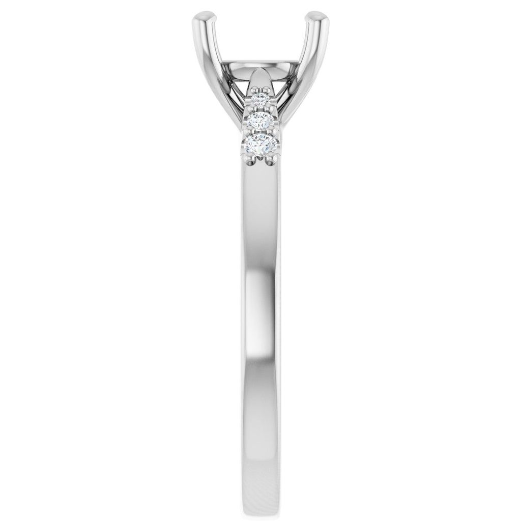 Accented Engagement Ring