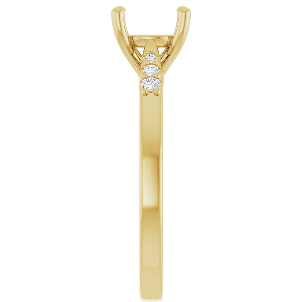Accented Engagement Ring