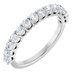 Shared-Prong Anniversary Band