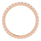French-Set Eternity Band