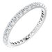 French-Set Eternity Band