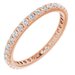French-Set Eternity Band