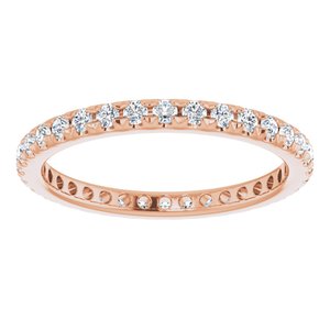 French-Set Eternity Band