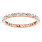 French-Set Eternity Band