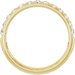 French-Set Accented Engagement Ring or Band