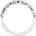 Bezel-Set Stackable Ring