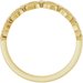 Bezel-Set Stackable Ring
