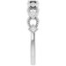Bezel-Set Stackable Ring