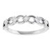 Bezel-Set Stackable Ring