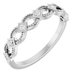 Bezel-Set Stackable Ring