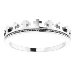 Cross Crown Ring