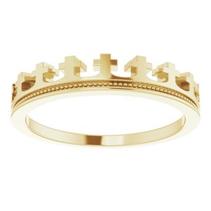Cross Crown Ring