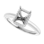 Hidden Halo-Style Engagement Ring
