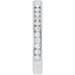 Channel-Set Cathedral Peg Shank