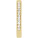 Channel-Set Cathedral Peg Shank
