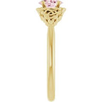 Celtic-Inspired Solitaire Ring