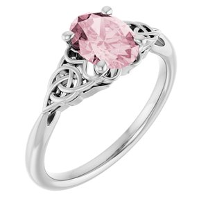 Celtic-Inspired Solitaire Ring