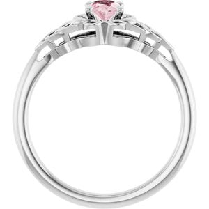 Celtic-Inspired Solitaire Ring