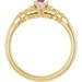 Celtic-Inspired Solitaire Ring