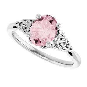 Celtic-Inspired Solitaire Ring