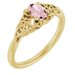 Celtic-Inspired Solitaire Ring