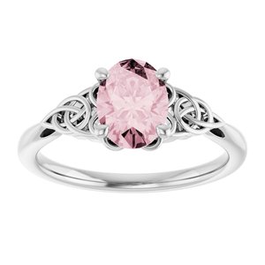 Celtic-Inspired Solitaire Ring