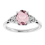 Celtic-Inspired Solitaire Ring