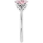 Celtic-Inspired Solitaire Ring
