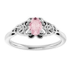 Celtic-Inspired Solitaire Ring